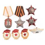 WWII - COLD WAR SOVIET RED STAR, ORDERS, & MEDALS