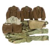 WWII - KOREA US FIELD TROUSERS, JACKETS & OVERALLS