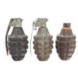 WWII US ARMY MKII PINEAPPLE GRENADES