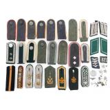 WWII GERMAN SHOULDER STRAPS & COLLAR TABS