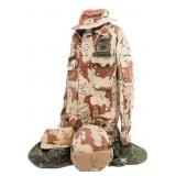 DESERT STORM NAMED US NAVY SEAL JACKET & HEADGEAR