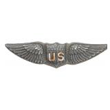 WWI US ARMY AIR CORPS 3" DALLAS TYPE PILOT WINGS