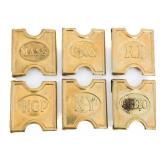 REENACTOR 19th C. US STATE MILITIA BELT BUCKLES