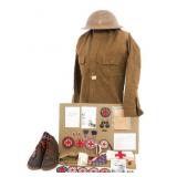 WWI - WWII US RED CROSS NAMED NURSE GROUPING