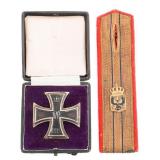 WWI IMPERIAL GERMAN IRON CROSS & SHOULDER BOARD