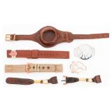 WWI US ARMY TRENCH WATCH STRAPS & SHRAPNEL GUARDS