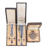 WWII GERMAN WAR MERIT CROSS & MOTHER