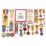 INDIAN WARS 11th NY CAV & GAR REUNION INSIGNIA