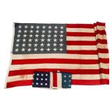 WWII US 48 STAR AMERICAN FLAGS