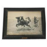 "MY BUNKIE" LITHOGRAPH by CHARLES SCHREYVOGEL