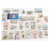 US PRESIDENTS STAMP ALBUM & WASHINGTON POSTCARDS
