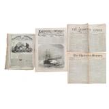 CIVIL WAR CONFEDERATE & UNION NEWSPAPERS