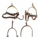 CIVIL WAR US OFFICER EAGLE HEAD & M1859 SPURS