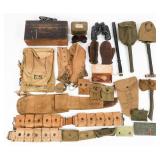 WWI - WWII US ARMY T-SHOVEL & FIELD GEAR