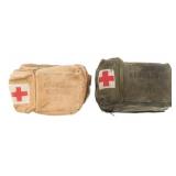 WWII - VIETNAM WAR US AERONAUTIC FIRST AID KITS