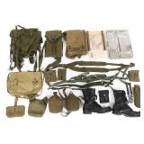 WWII - KOREAN WAR US ARMY JUMP BOOTS & FIELD GEAR