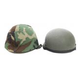 US ARMY M1 & CIVILIAN COMBAT HELMETS