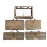 WWI US & GERMAN AMMUNITION BOXES