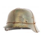 WWII GERMAN HEER SD M42 NORMANDY CAMOUFLAGE HELMET