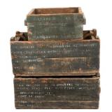 WWII US .30 M2 BROWNING & .45 CAL MUNITIONS CRATES