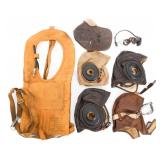 WWII US AAF MAE WEST LIFE VEST & HEADGEAR