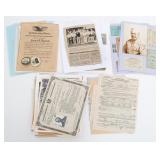 WWII - KOREAN WAR DOCUMENT & ID BADGE GROUPS