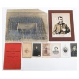 CIVIL WAR - WWI US ARMY OFFICERS & SOLDIERS PHOTOS