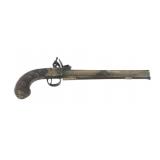 KETLAND & CO 16 BORE BRASS BOXLOCK PISTOL
