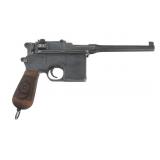 MAUSER MODEL C96 9x19mm CALIBER BROOMHANDLE PISTOL