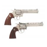 BANK OF FINDLAY COLT SNAKE REVOLVER PAIR