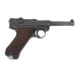 1939 POLICE EAGLE L MAUSER MODEL P 08 LUGER PISTOL