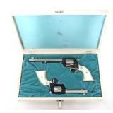 H. COOK COLT SINGLE ACTION REVOLVERS MATCHED PAIR