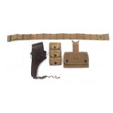 US REVOLVER BELT, POUCHES AND HOLSTER