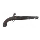 US SIMEON NORTH MODEL 1819 54 CAL FLINTLOCK PISTOL