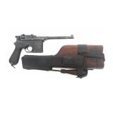 MAUSER MODEL C96 PISTOL WITH STOCK & HOLSTER