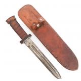 WWII CUT DOWN PATTON SWORD FIGHTING KNIFE