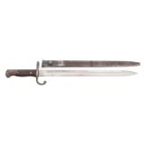 ARGENTINIAN M1909 BAYONET by WKC WITH SCABBARD
