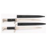 WWII GERMAN FIRE POLICE & K98 DRESS BAYONETS