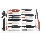 FIXED BLADE SKINNING & BOWIE KNIVES