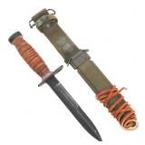 WWII US M4 BAYONET by CAMILLUS WITH SCABBARD