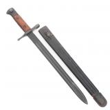 ITALIAN M1891 BAYONET by TERNI WITH ARET SCABBARD