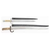 FRENCH M1866 & ARGENTINE M1891 BAYONETS