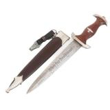 WWII GERMAN SA DRESS DAGGER RZM M7/85