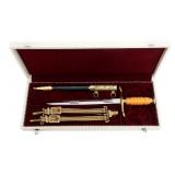 GERMAN DDR NAVAL ADMIRAL PRESENTATION DAGGER