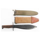 WWI US ARMY M1917 BOLO KNIFE by PLUMB