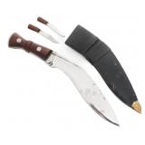 INDIAN MADE KUKRI KNIFE WITH SCABBARD