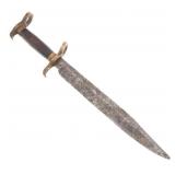 CIVIL WAR CONFEDERATE PIKE HEAD BOWIE KNIFE