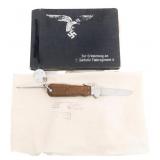 WWII GERMAN PARATROOPER ATTRIBUTED GRAVITY KNIFE