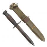 WWII US M4 BAYONET by KINFOLKS WITH SCABBARD