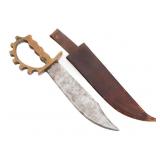 WWII AUSTRALIAN MADE US RANGER BRASS KNUCKLE KNIFE